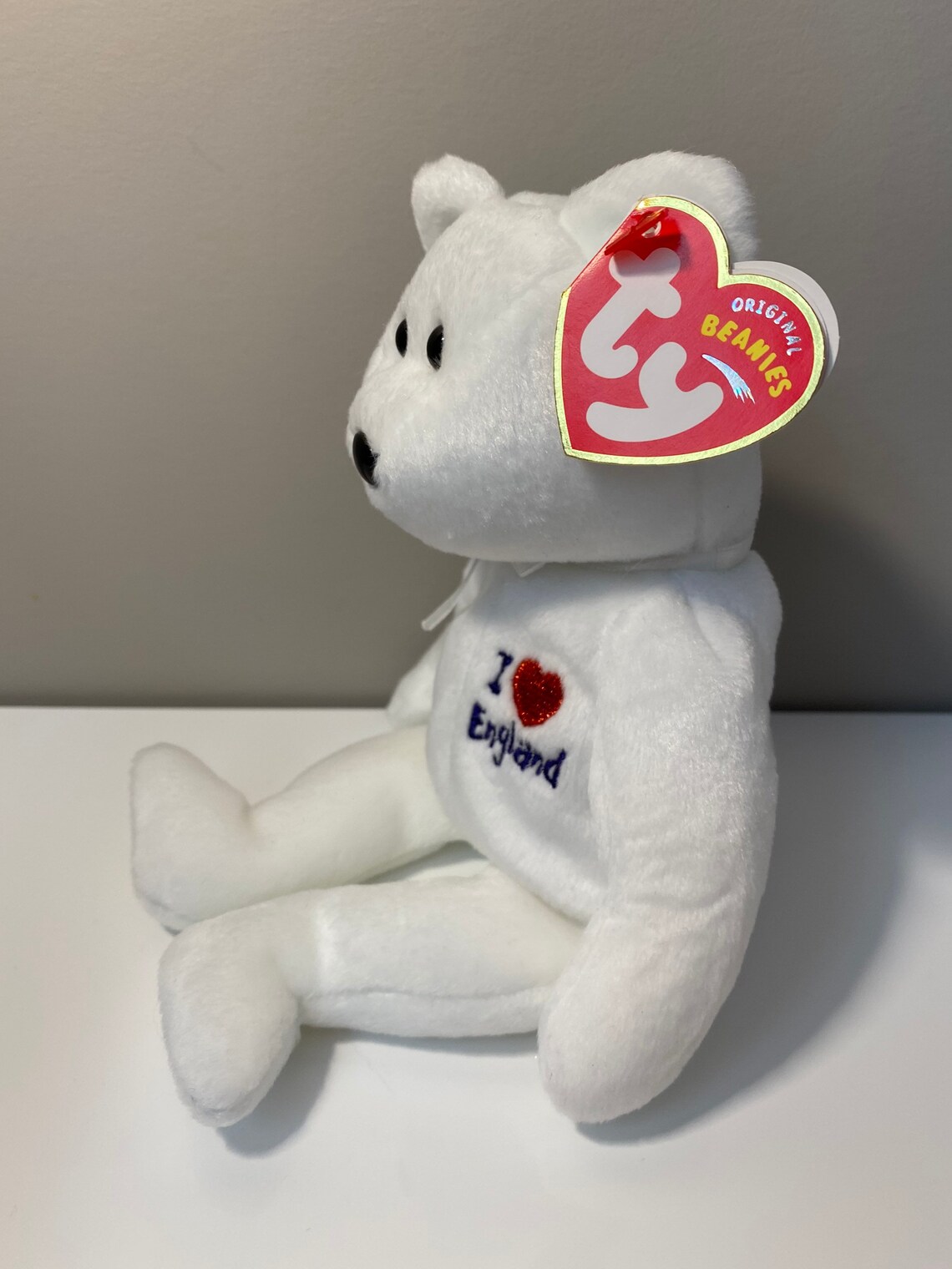 TY Beanie Baby england the I Love England Bear UK Etsy UK