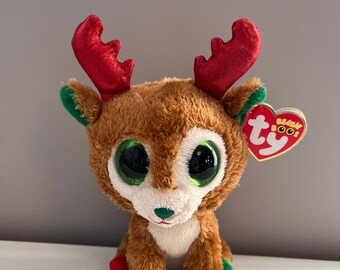 Ty Beanie Boo “Alpine” the Holiday Reindeer (6 inch)
