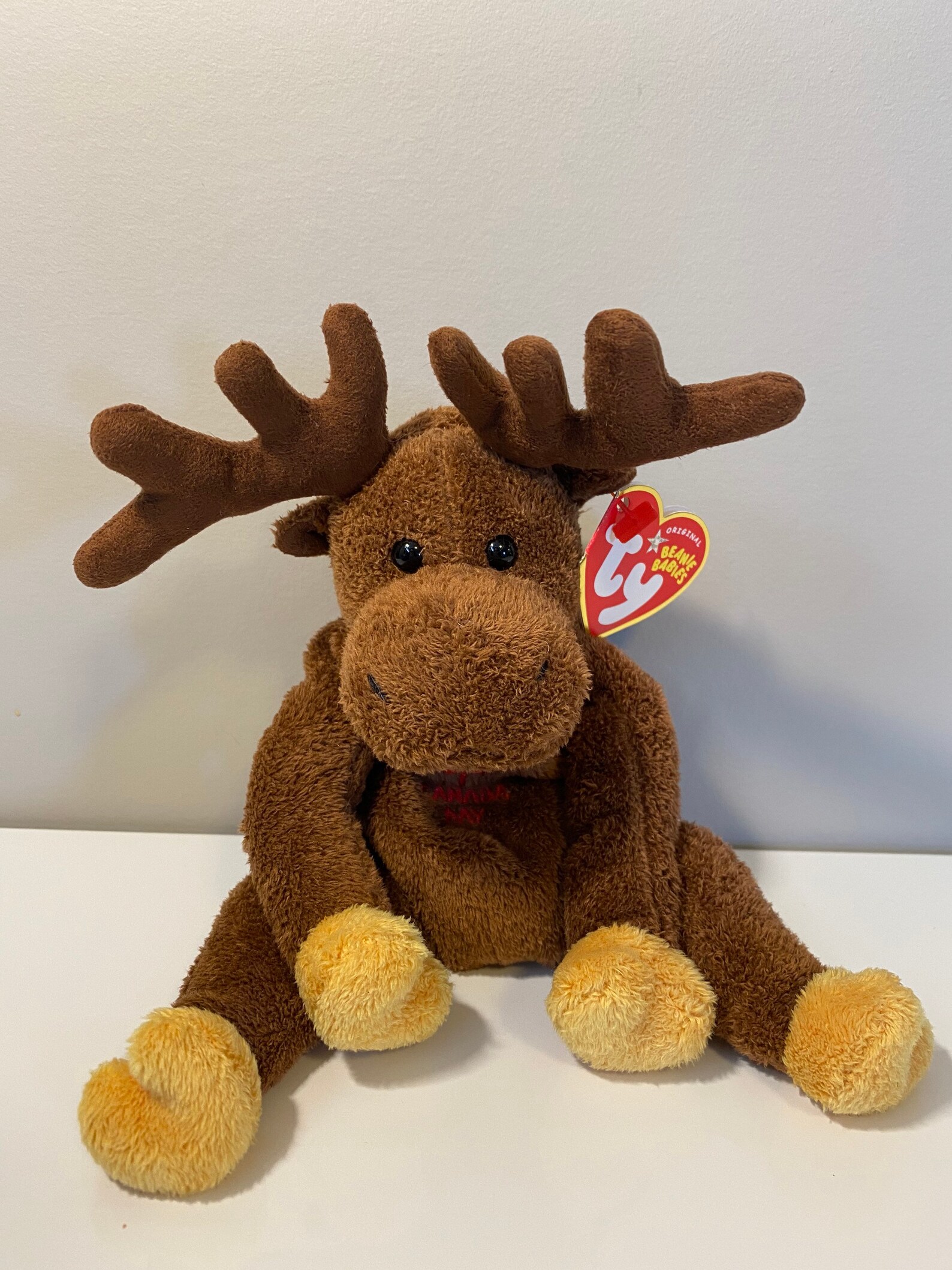 TY Beanie Baby Villager the Canadian Moose Canada Etsy