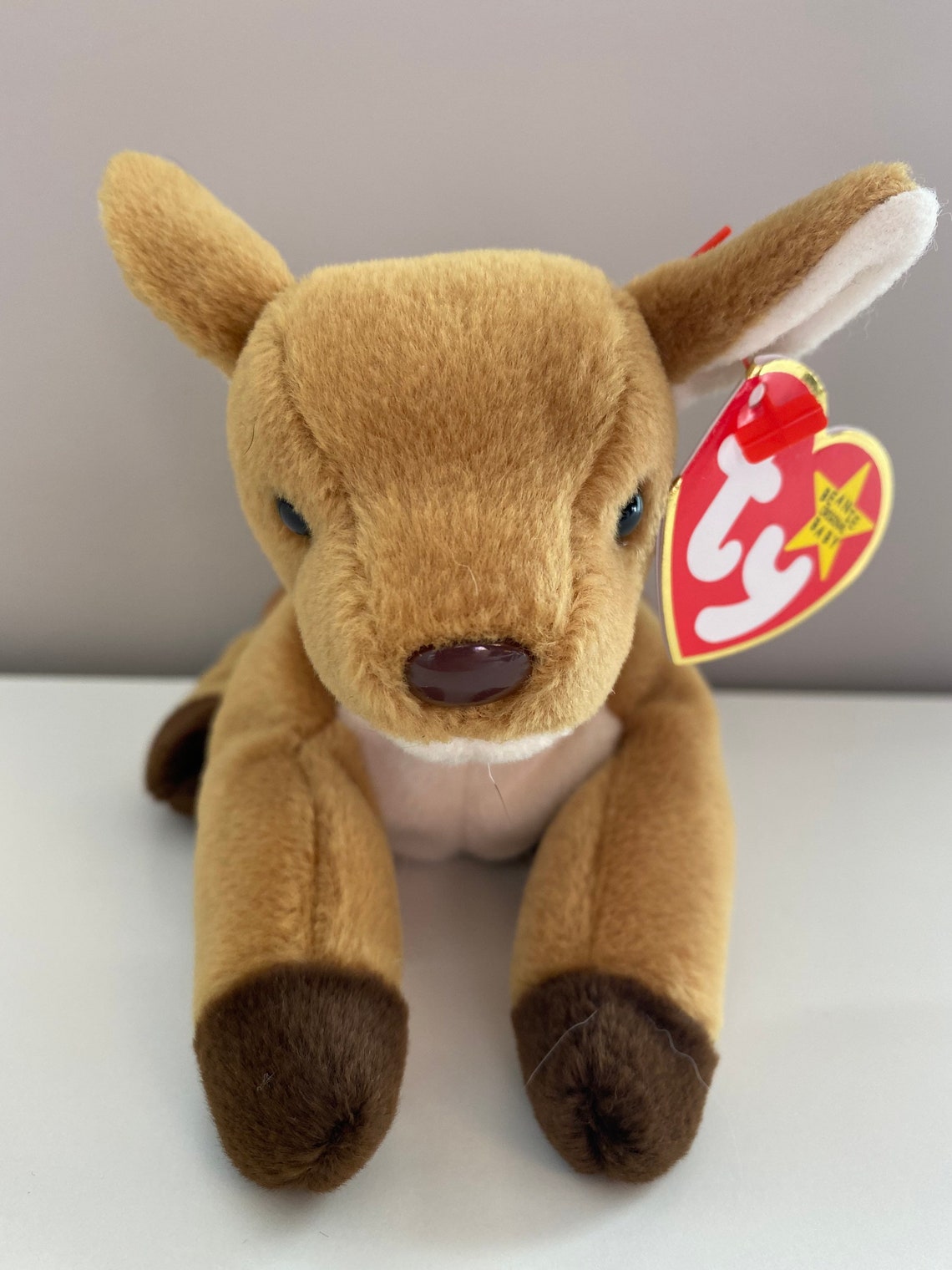 TY Beanie Baby Whisper the Deer 6.5 inch Etsy