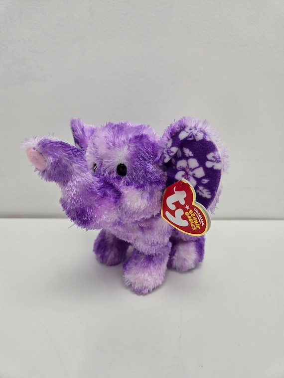Purple elephant beanie baby cheap