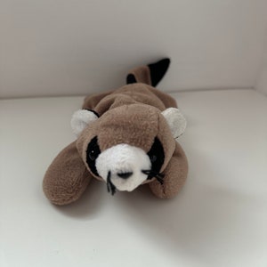 Ty Beanie Baby “Ringo” the Racoon - 2nd Gen Tush Tag, No Hang Tag! (6 inch)