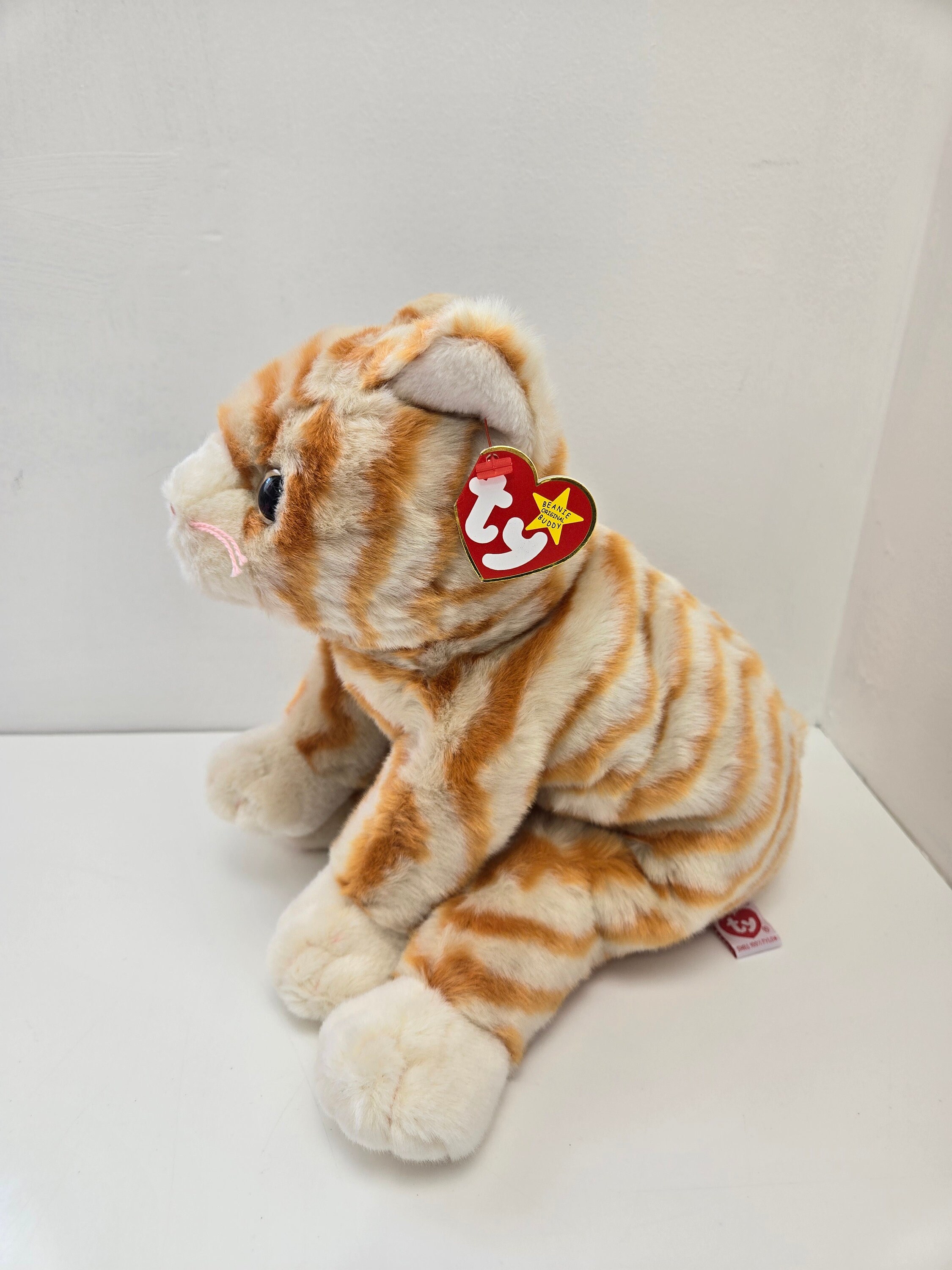 Ty Beanie Buddy “amber” the Adorable Gold Tabby Cat (12 Inch) - Etsy