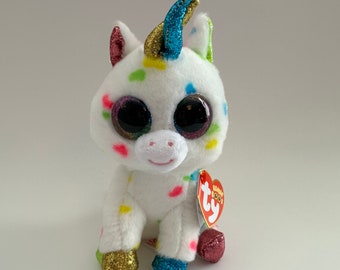 Ty Beanie Boo 'Harmonie' de gestippelde eenhoorn (6 inch)