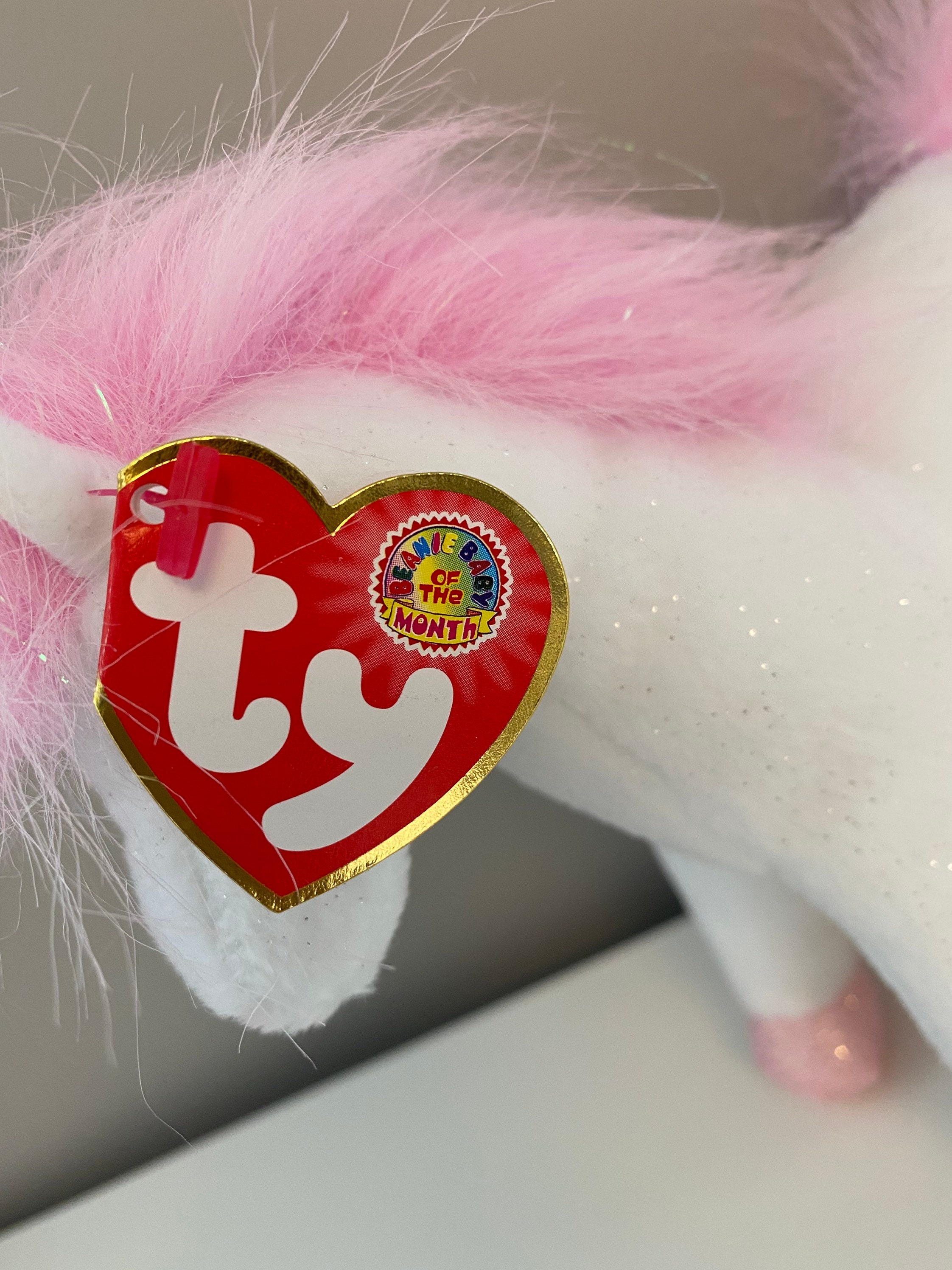 ty beanie babies unicorn ぬいぐるみ TY Beanie Baby - MYSTIC the Unicorn (Big Eye Version) (8