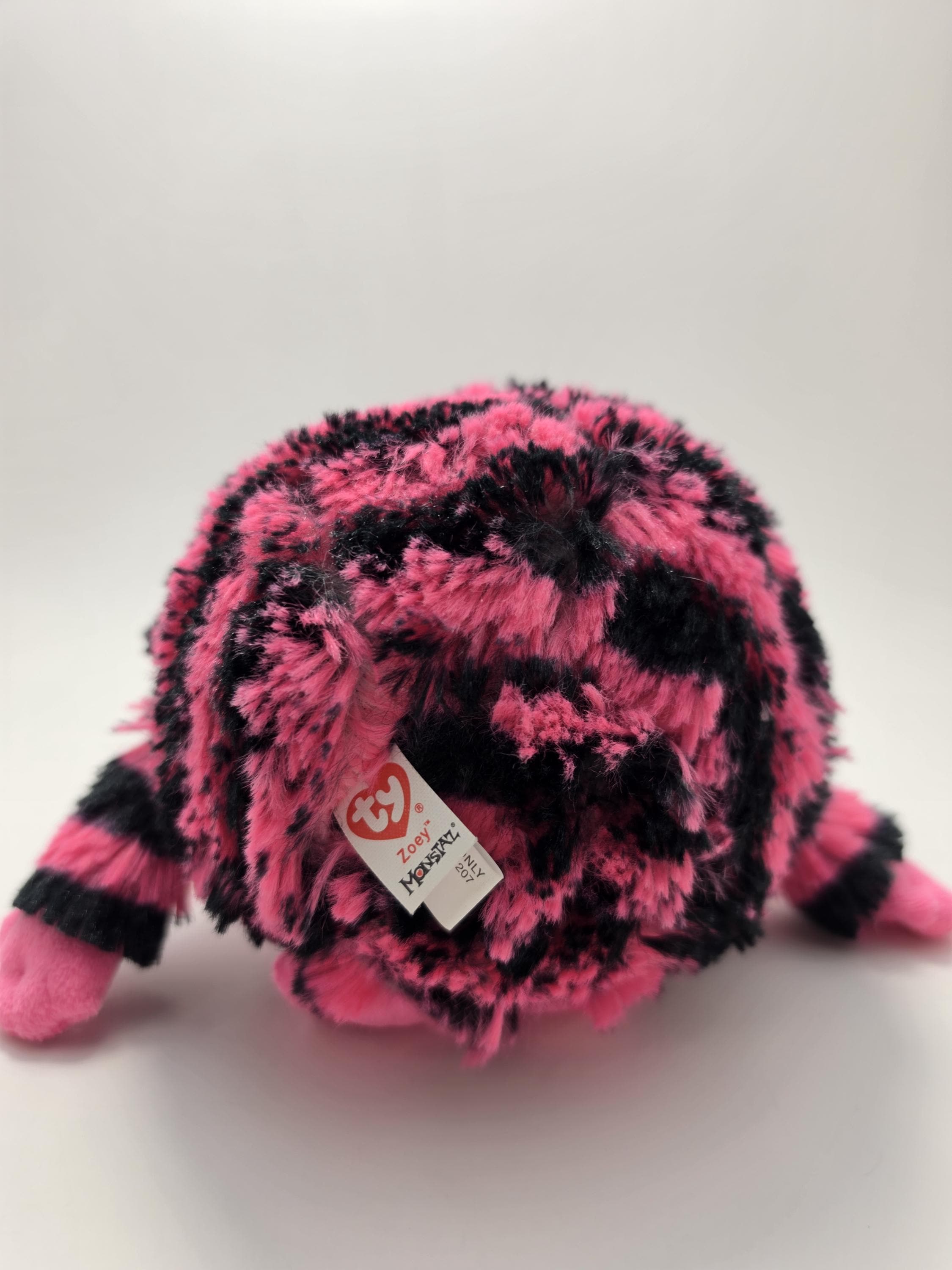 Ty Monstaz “zoey” the Round Monster Plush (small 5 Inch Version