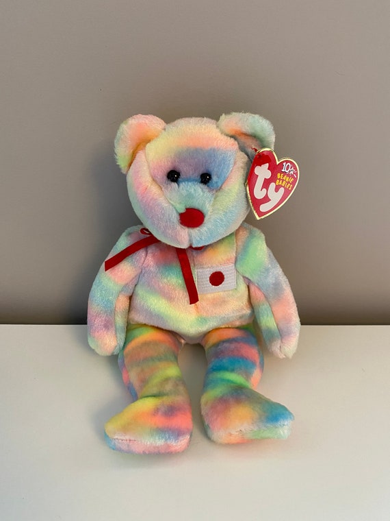 Beanie babies tie dye bear deals