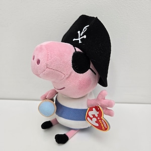 Ty Beanie Baby “Pirate George” - From the Children’s Show Peppa Pig (7 inch)