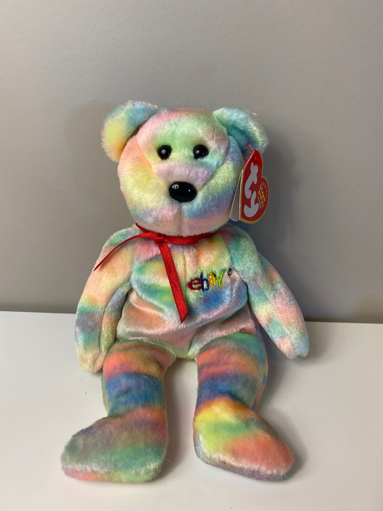 TY Beanie Baby bidder the EBAY Tiedye Bear Ebay and Etsy