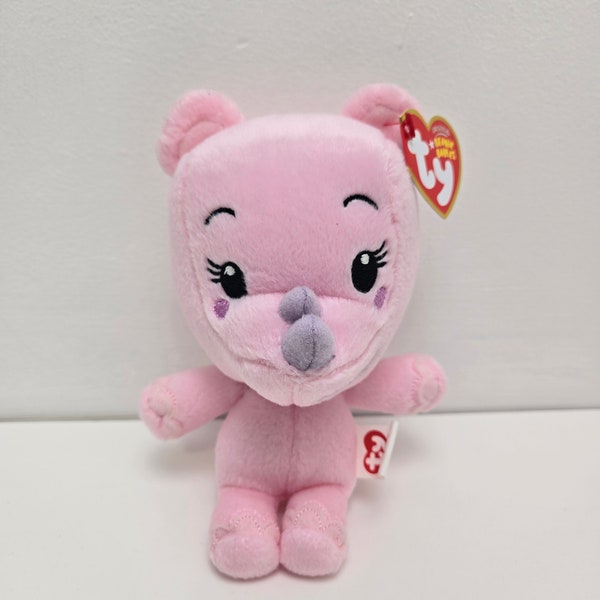 TY Beanie Baby “Lulu” the Pink Rhinoceros - From the TV Show Ni Hao, Kai-Lan  (6 inch)