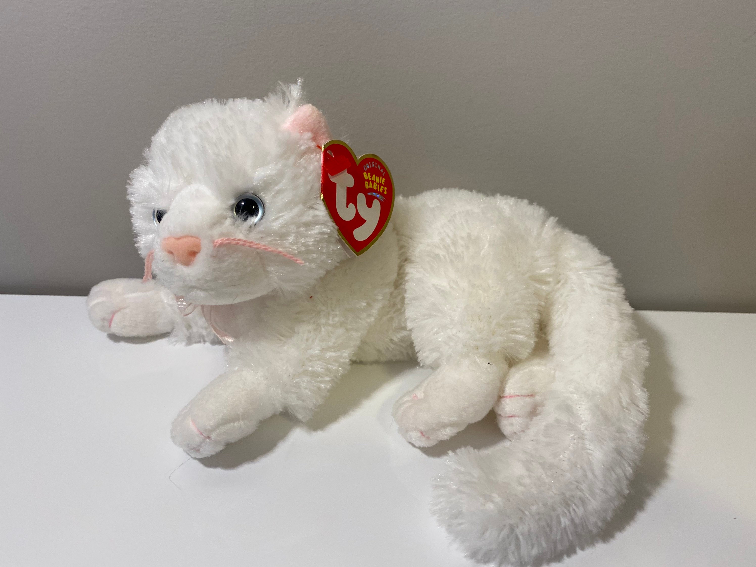 White Cat for sale online Kb04a Ty Beanie Baby BIANCA Plush 