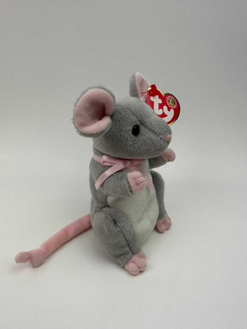 TY Beanie Baby breadcrumbs the Mouse Beanie Baby of the Etsy