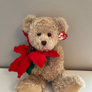TY Beanie Buddy “Holiday Teddy” der Weihnachtsbär mit Weihnachtsstern (31 inch)