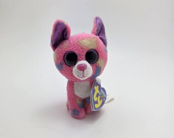 TY Key Clip Beanie Boo “Cancun” der Hund - Kunststoff Schlüsselanhänger