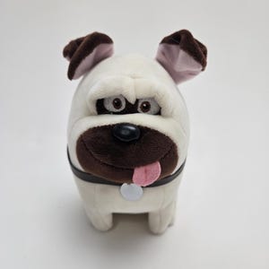 Ty Beanie Baby “Mel” the Pug Dog - Secret Life of Pets - No Hang Tag (6 inch)