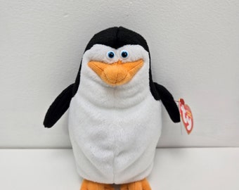 Ty Beanie Baby “rico” the Penguin - Madagascar Movie Beanie! *rare* (6 ...