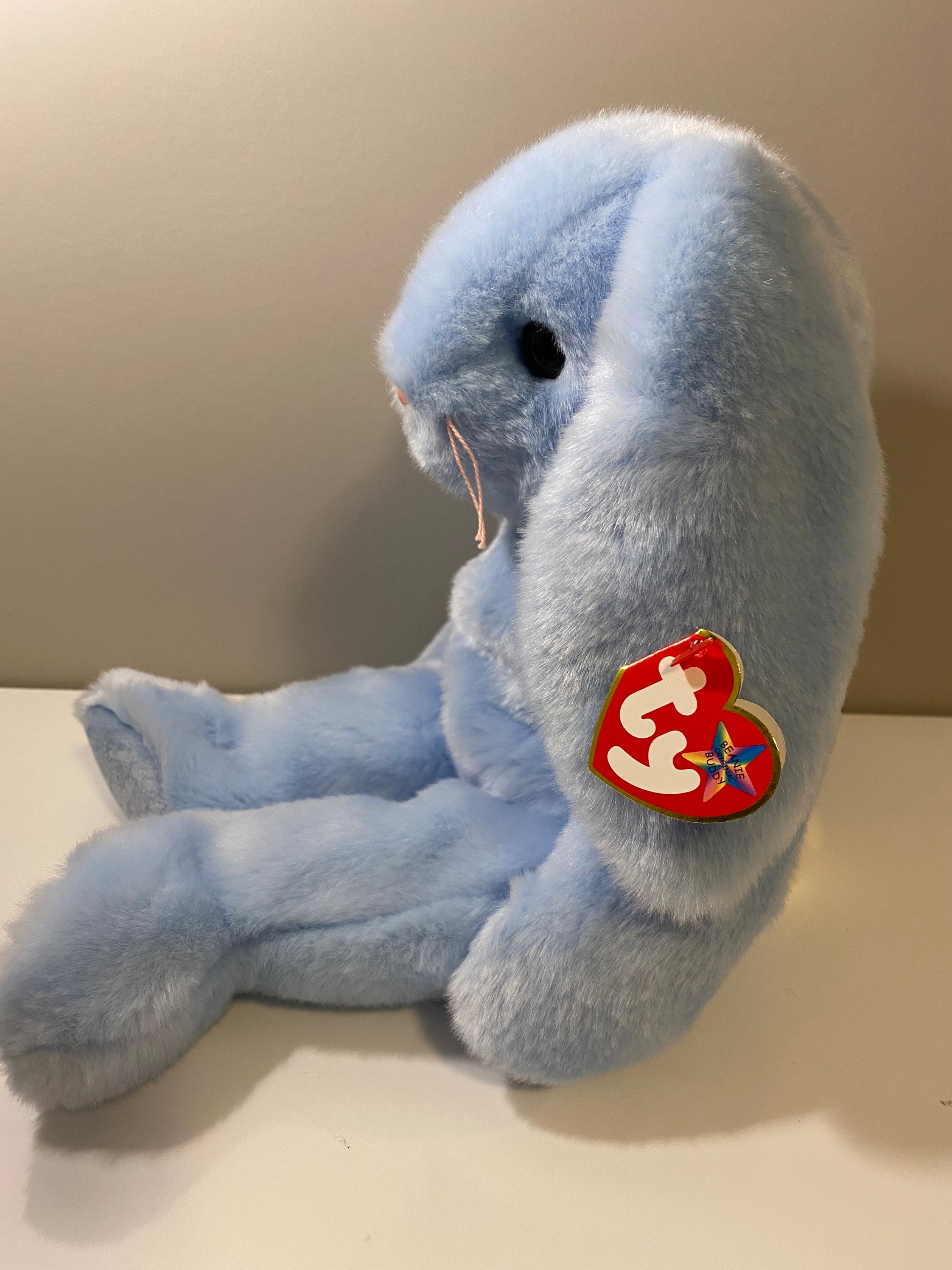 TY Beanie Buddy flippity the Blue Soft Bunny Rabbit Plushie - Etsy