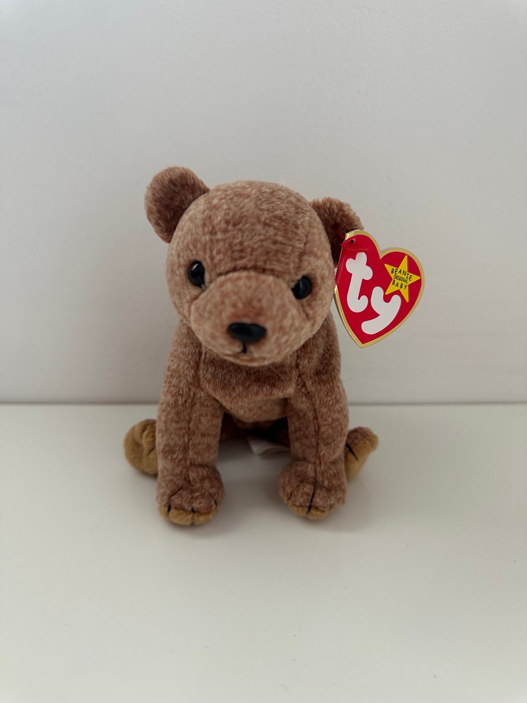 Ty Beanie Baby pecan the Bear 7 Inch Etsy