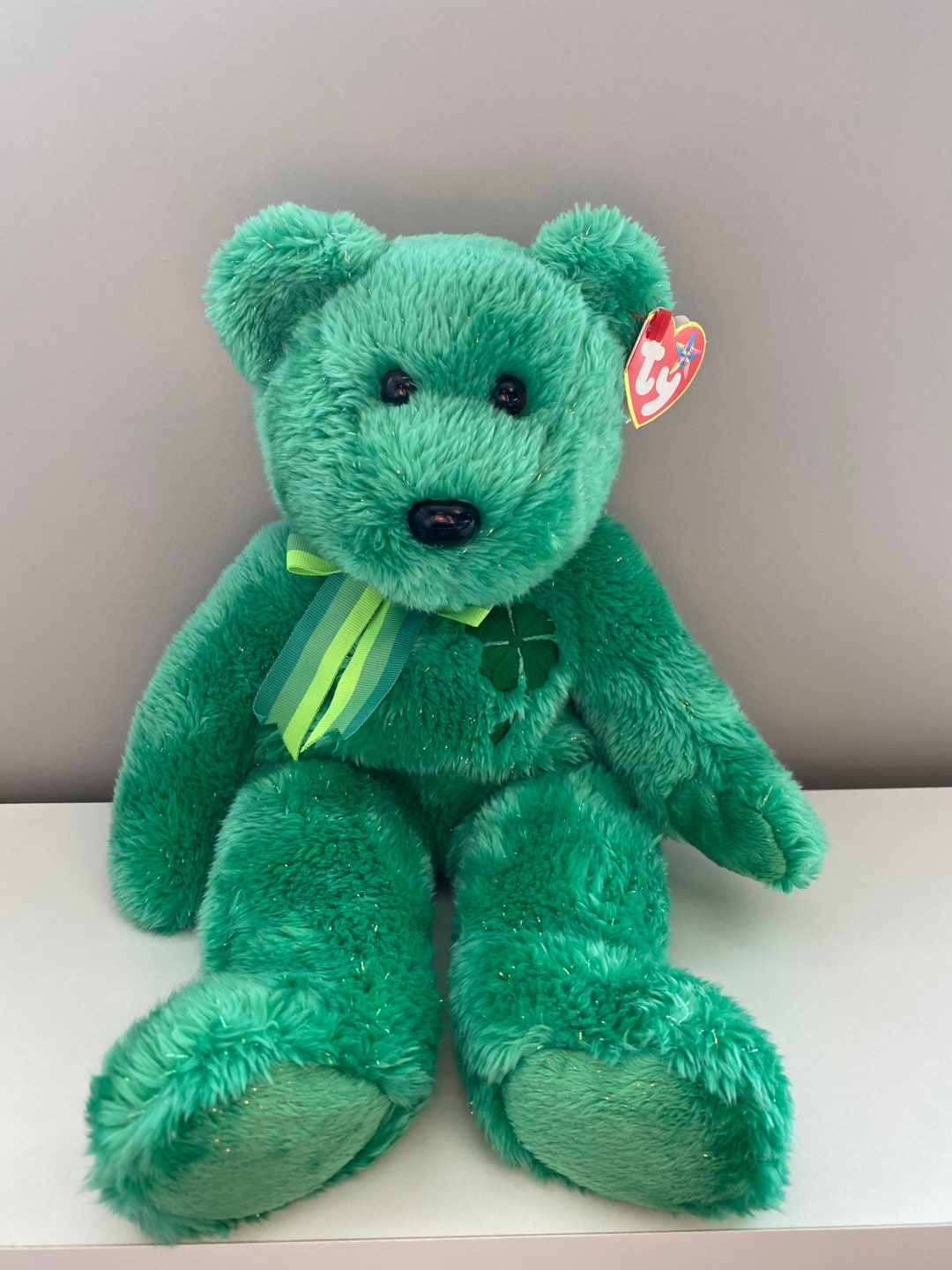 Ty Beanie Buddy “dublin” the Green St Patricks Day Bear (13.5 Inch