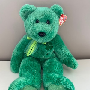 Ty Beanie Buddy “Dublin” the Green St Patricks Day Bear (13.5 inch)