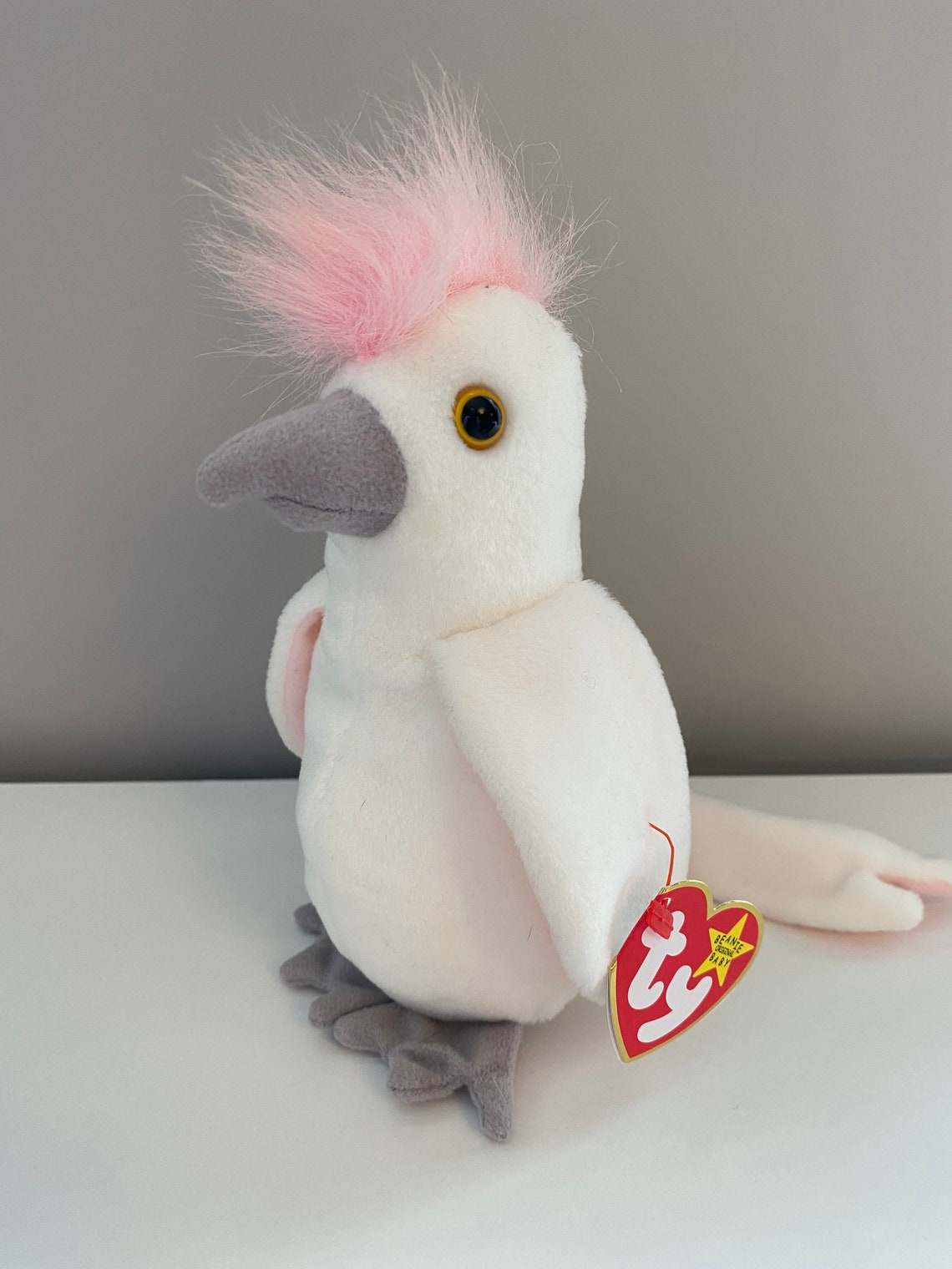 TY Beanie Baby kuku the Cockatoo 6.5 Inch Etsy