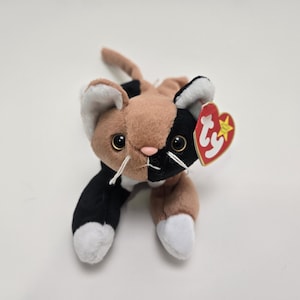 Ty ビーニーベイビー「Purr」ザ・キャット！（8インチ） - Etsy 日本