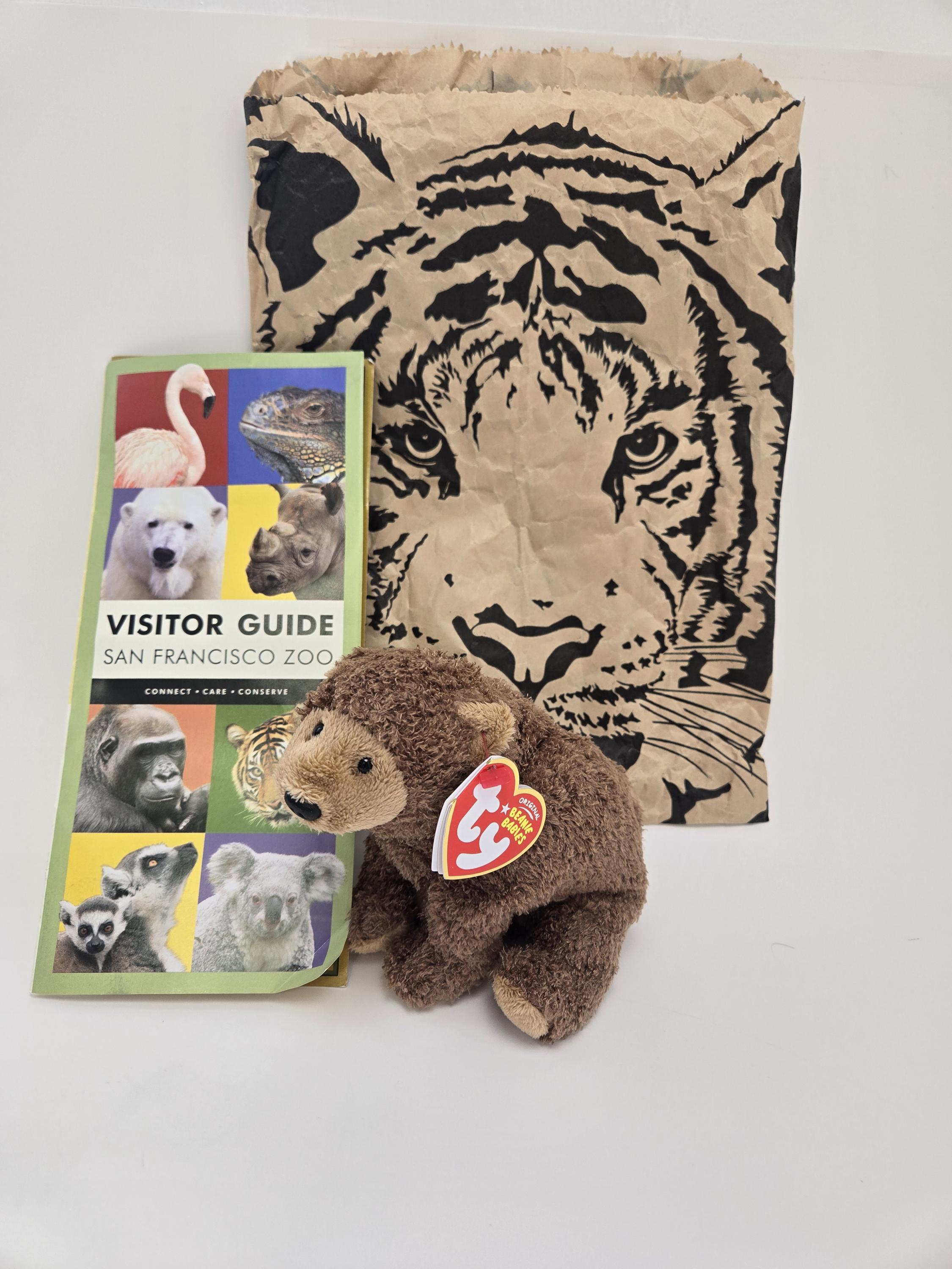 TY Beanie Baby “monarch” the Grizzly Bear - San Francisco Zoo