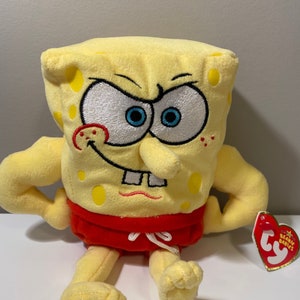 Ty Beanie Baby “MuscleBob Buffpants” - SpongeBob SquarePants! (8 inch)