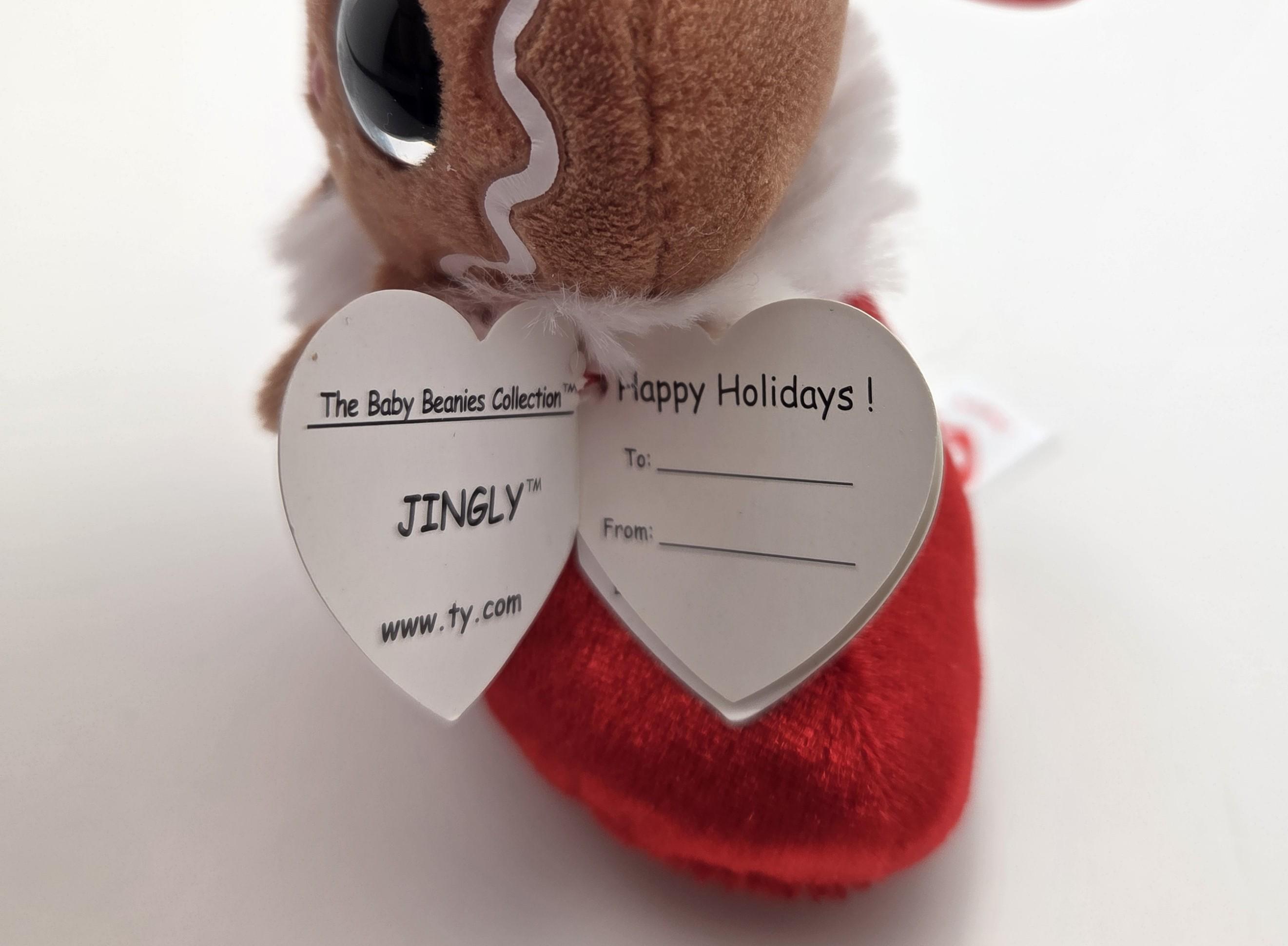 Ty Jingle Beanies “jingly” the Gingerbread in Stocking (4 Inch) - Etsy