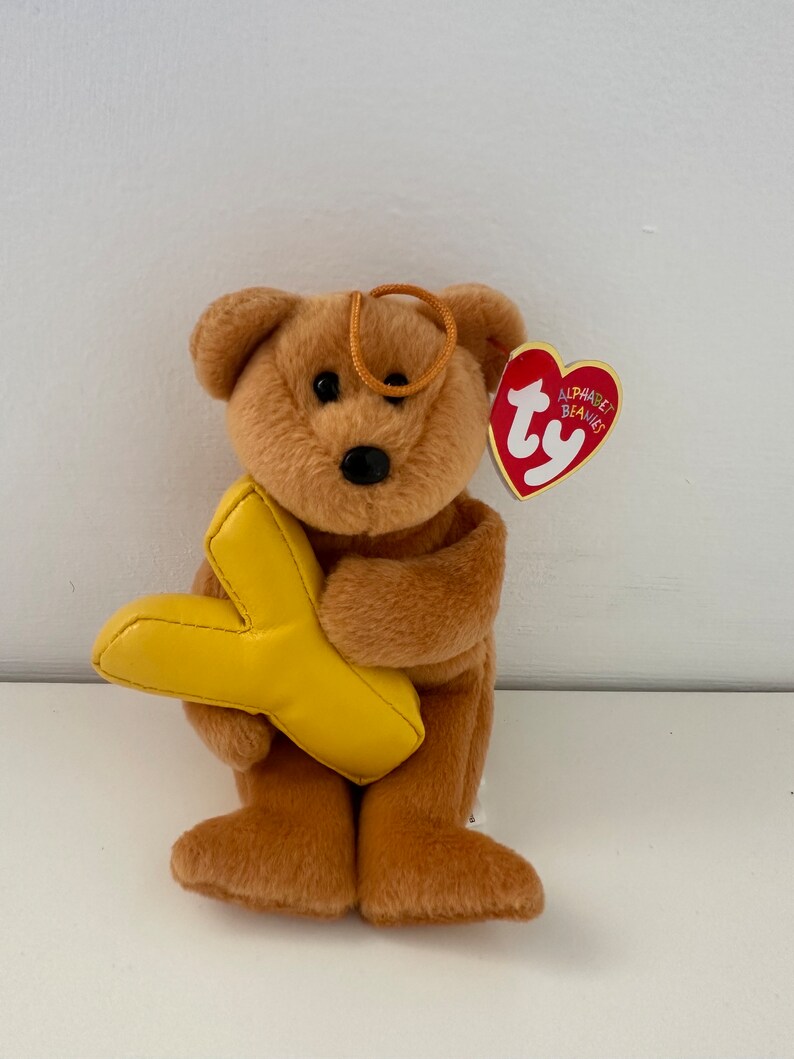 Ty Alphabet Beanie “Y” the Bear Holding Letter Y (4.5 Inch) - Etsy