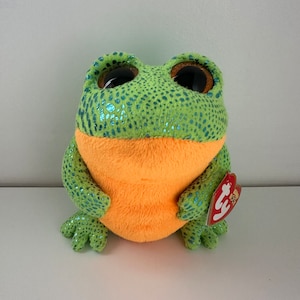 TY Beanie Boo speckles the Green Frog 6 Inch Etsy UK