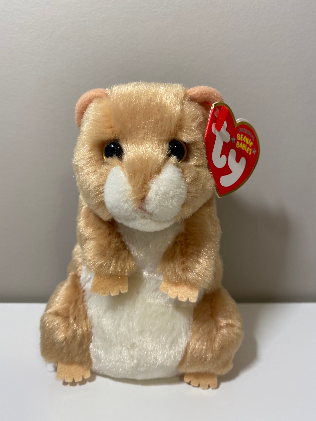 Ty Beanie Baby pecan the Hamster rare 6 Inch Etsy