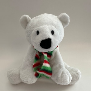 Ty Pluffies “Alps” the Polar Bear  - No Hang Tag (10 inch)