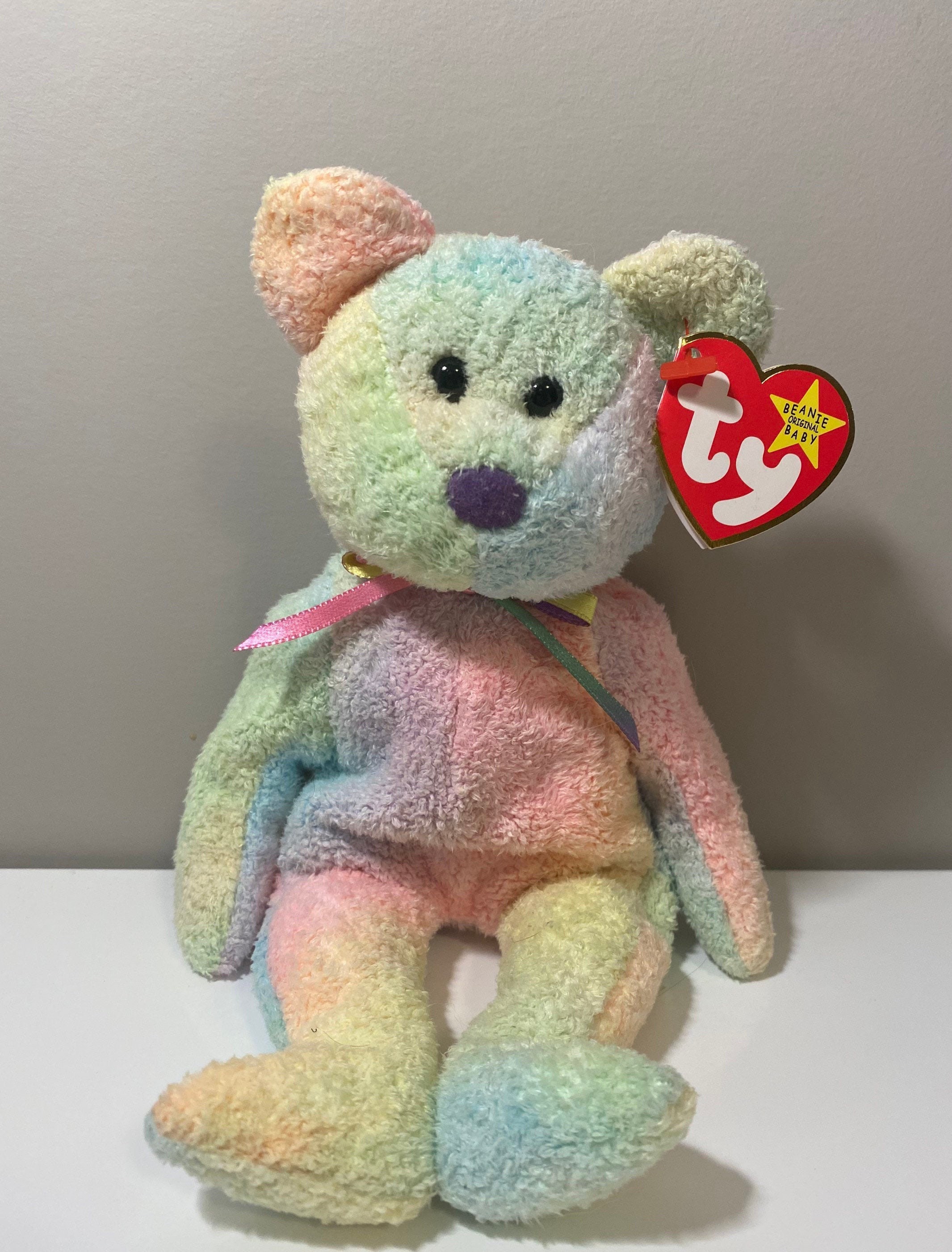 TY Beanie Baby Groovy the Tie Dye Bear Plush 8.5 inch | Etsy