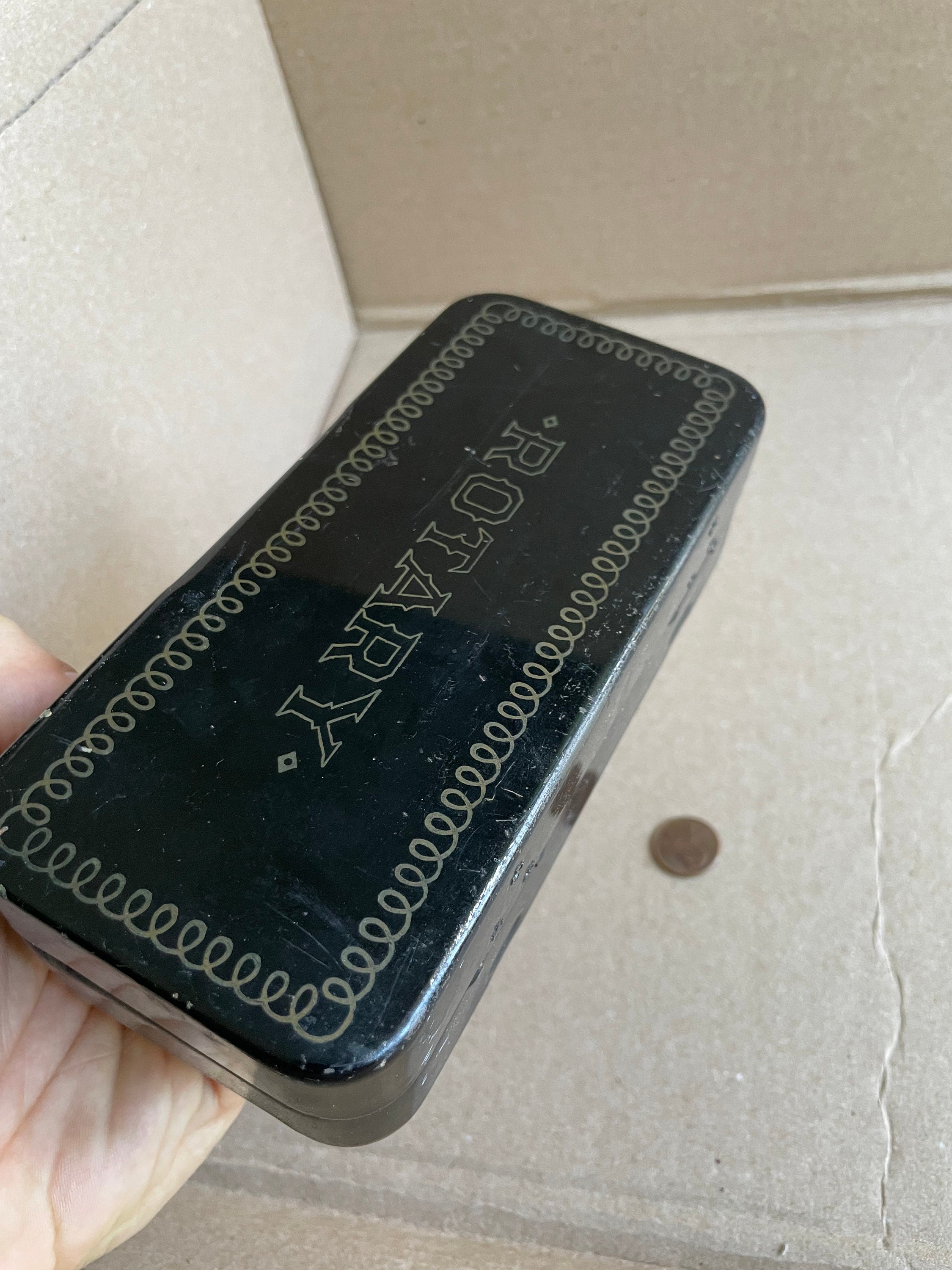 Antique White Rotary Sewing Machine Attachment Box Etsy