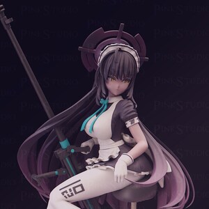 Blue Archive Karin 3D PRINTED Resin Garagekit unpainted Pinkstudio - Etsy