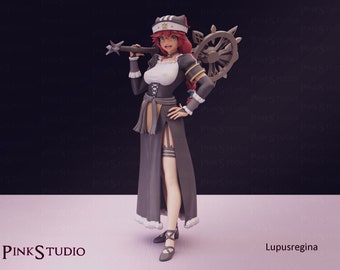 Overlord - lupusregina beta - 3D PRINTED resin Garagekit *Unpainted* | PinkStudio