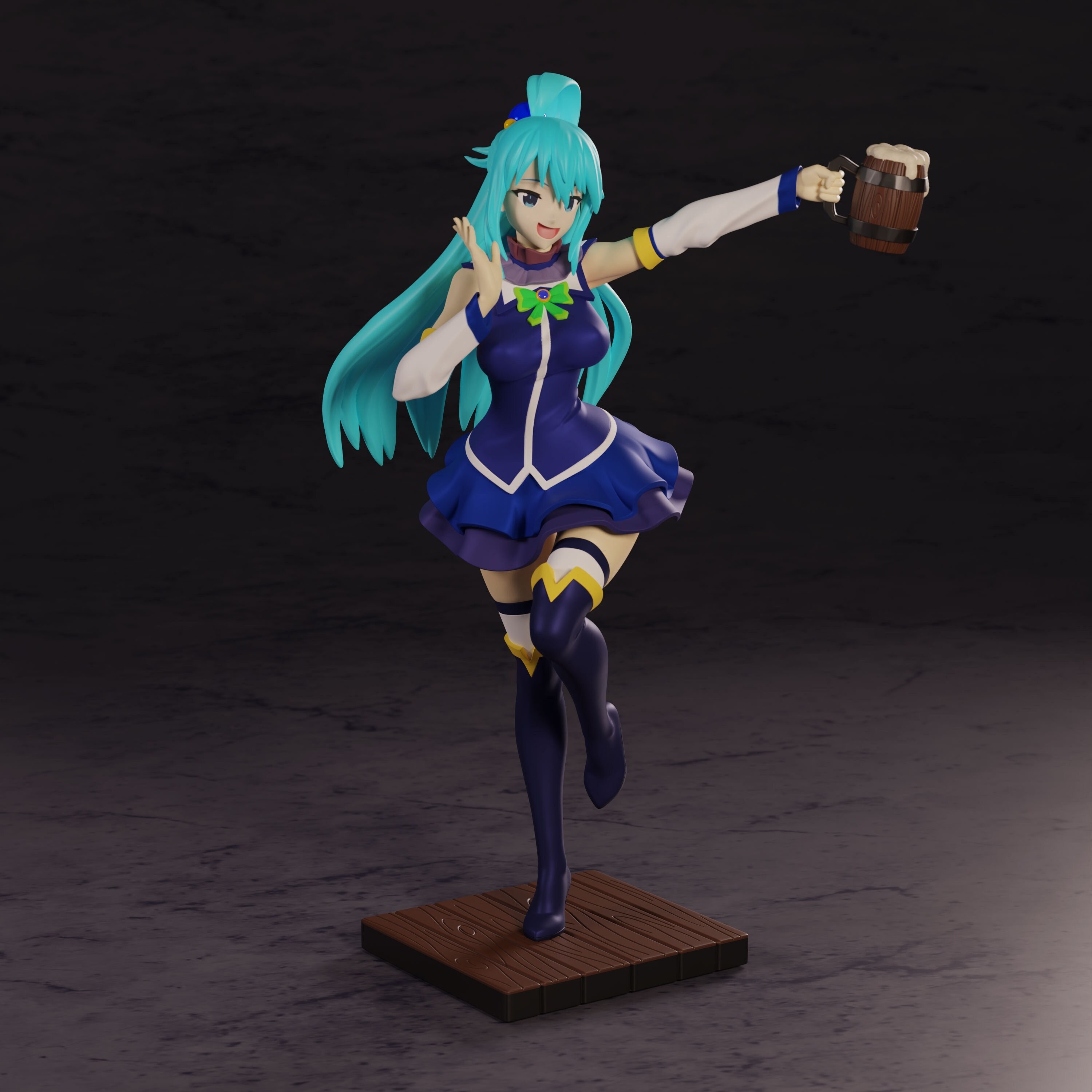 Action Figure Aqua Konosuba, Darkness Konosuba Figure