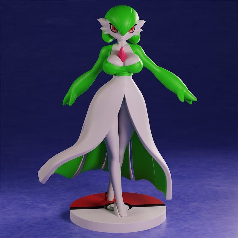 STL file Pokemon Ralts Kirlia Gardevoir Gallade Mega Evolution