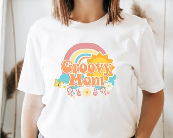 Groovy Mom PNG, Groovy Baby PNG, Design File for Print, Digital File