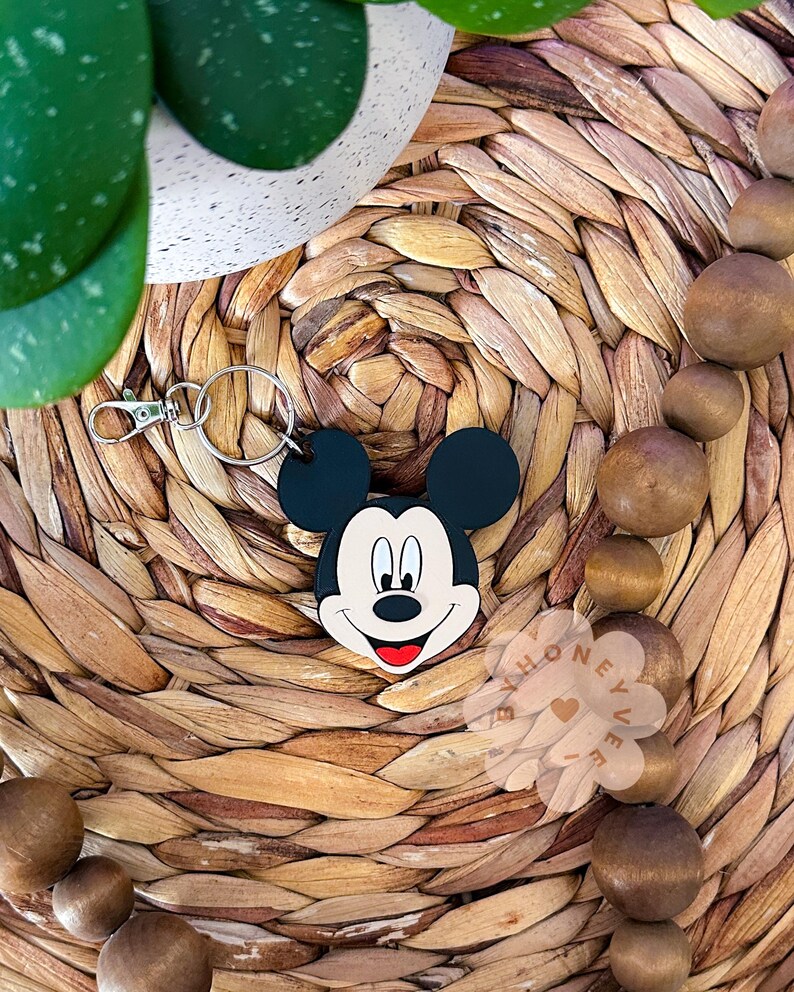 Key Chain Mouse Magic Mouse Keychain | 3D Printed Keychain | Mouse Key Charm | Bag ...