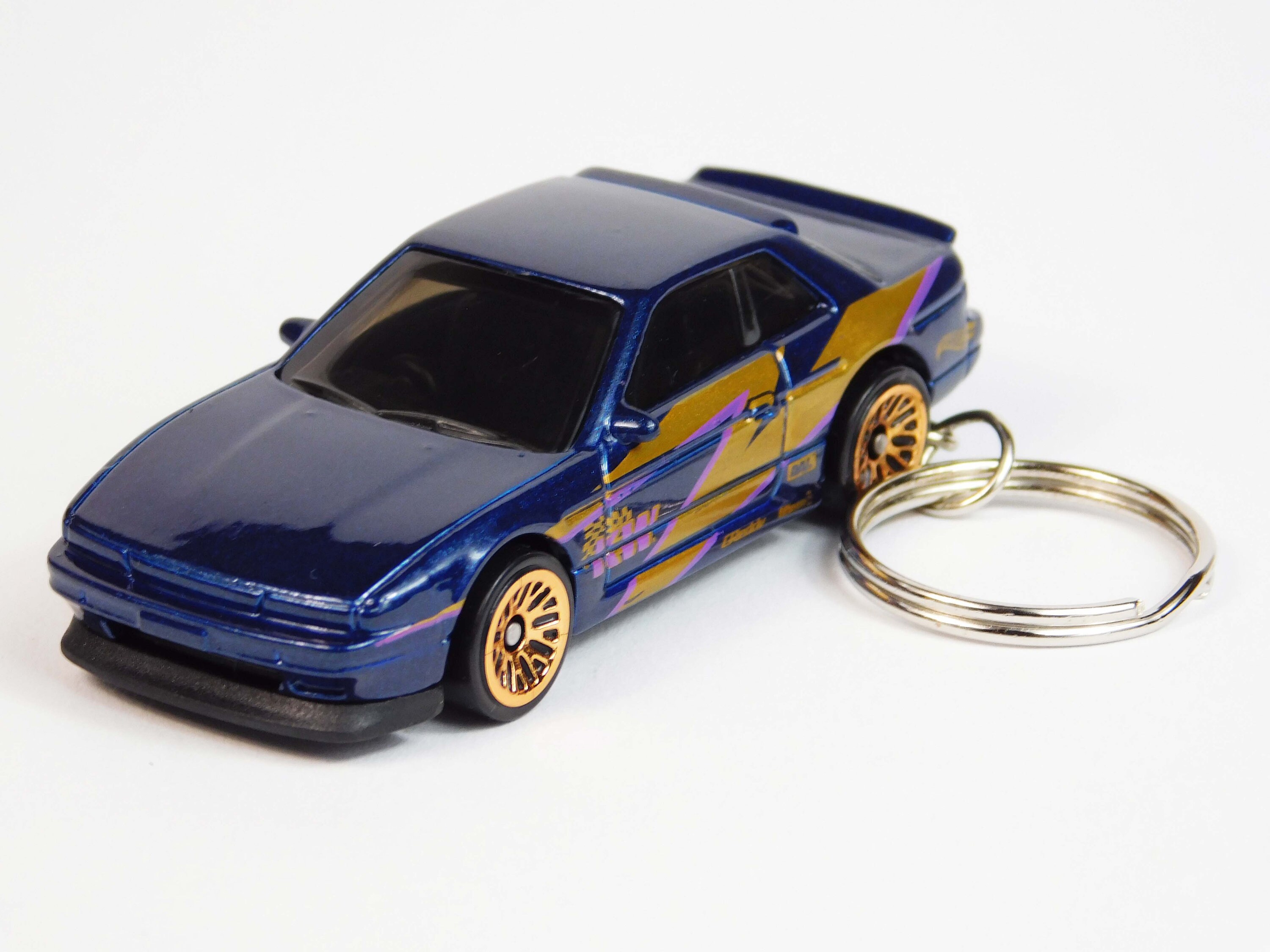 Details about    Hot Wheels Nissan Silvia S13 Keychain HW Speed Graphics KW 