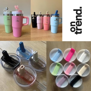 Accesorios/piezas de repuesto para mini vaso de 14 oz: tapa/pajita/tapa abatible (estilo Stanley)