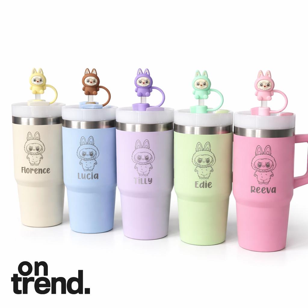 LABUBU/ラブブ　タンブラー　日本非売品 ラブブ ラブブシリーズ ステンレスタンブラー 2層真空断熱ストロー付き