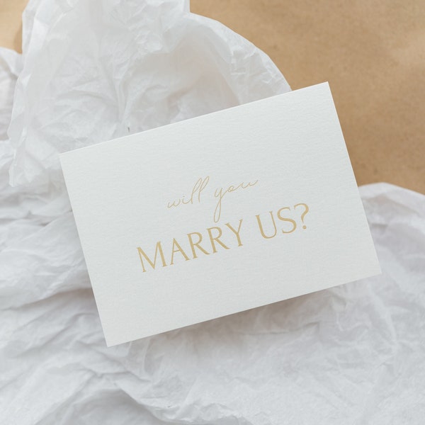 Voulez-vous nous épouser? | Cartes et invitations de demande en mariage | Ses vœux Ses vœux | Demoiselle d'honneur ? | VertuannaStudio