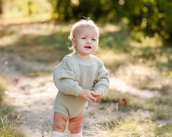 Gebreide oversized trui voor baby's en peuters