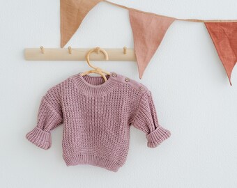 Newborn Knit Sweater 0-3 months, Baby Coming Home Outfit, New Baby Gift Idea. Newborn Photography Props