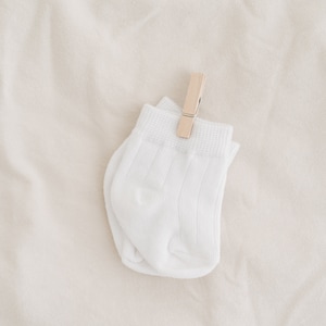 Newborn Socks. Cotton Baby Socks. Gender Neutral Baby Socks