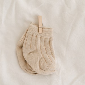 Newborn Socks. Cotton Baby Socks. Gender Neutral Baby Socks