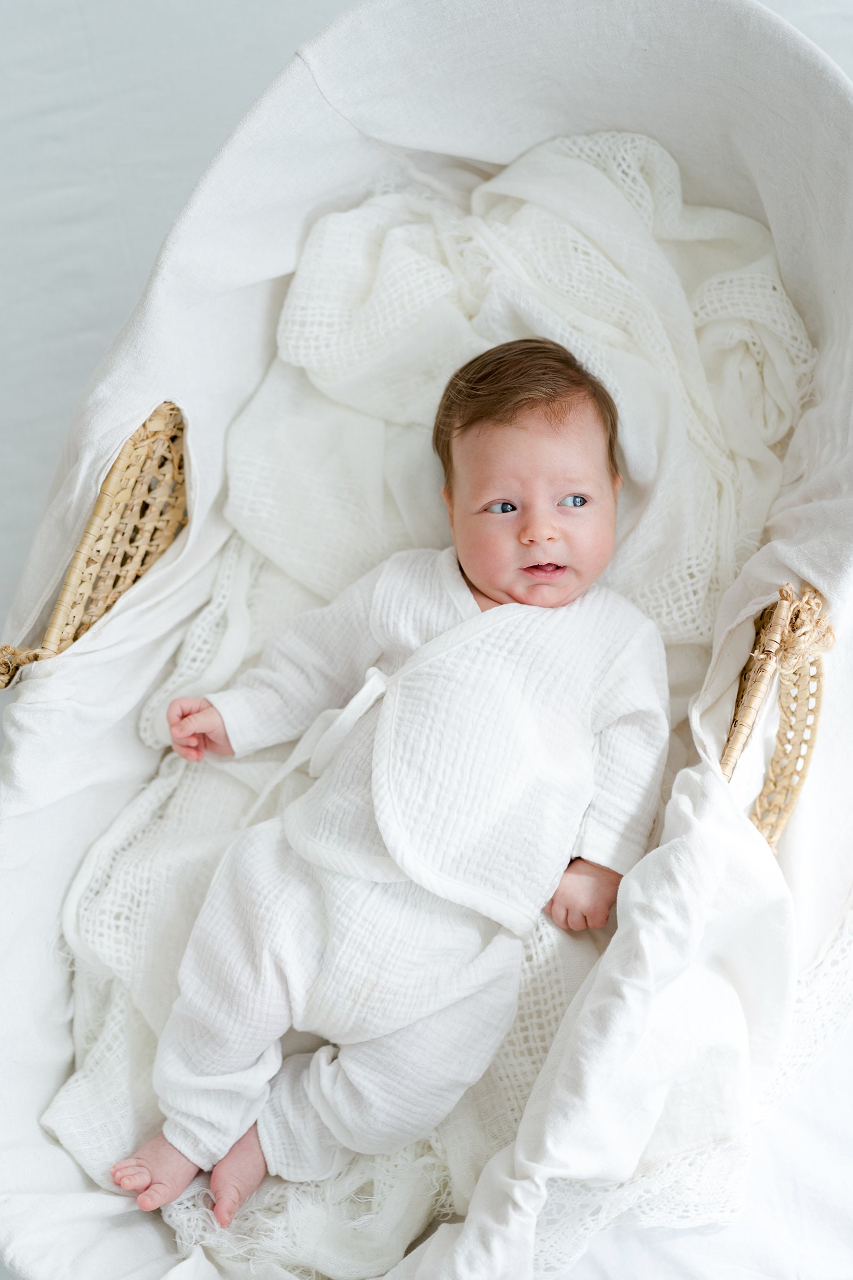 newborn white dress shirt (3-6 Months, White)